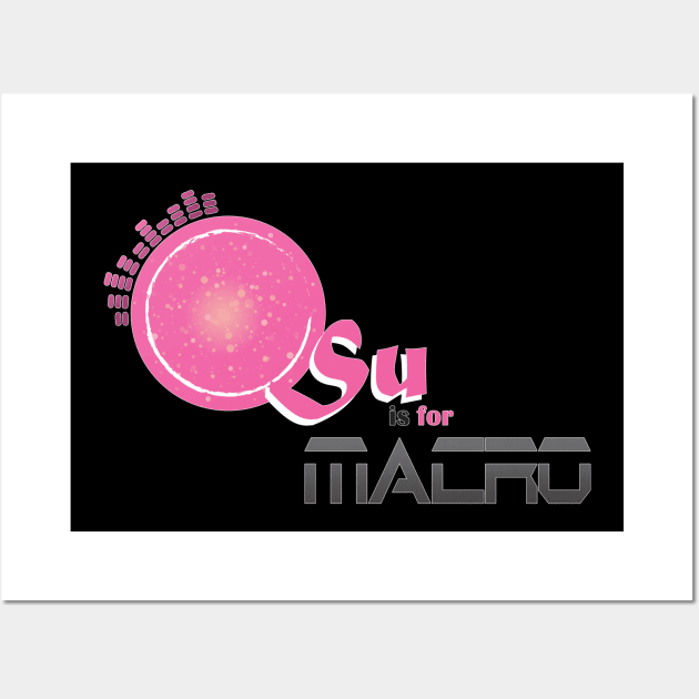 Osu is for Macro (Limited Edition) T-Shirt Wall Art by LoLPRInustudios